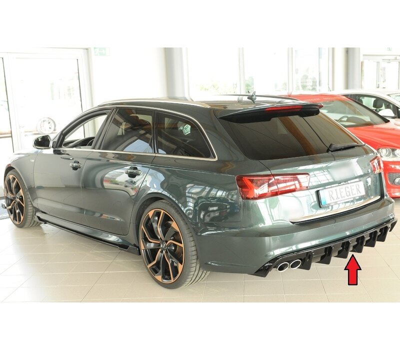 Aggressive Diffuser V.3 for Audi S6 C7.5 Facelift | S line