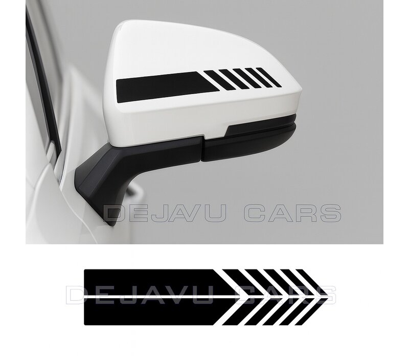AMG Look Streifen für Mercedes Benz Spiegelkappen