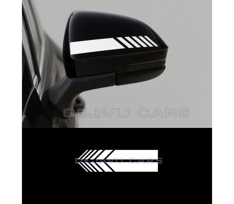 AMG Look stripes for Mercedes Benz mirror caps