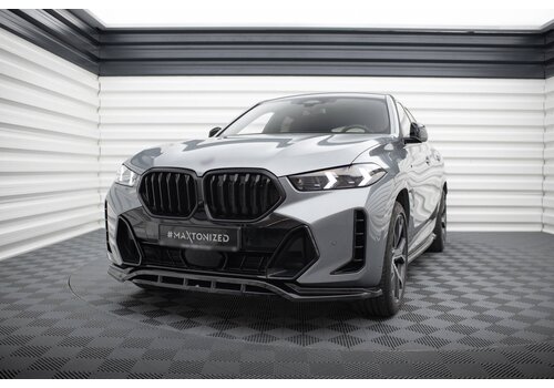 Maxton Design Front splitter V.1 for BMW X6 G06 Facelift M-Pack