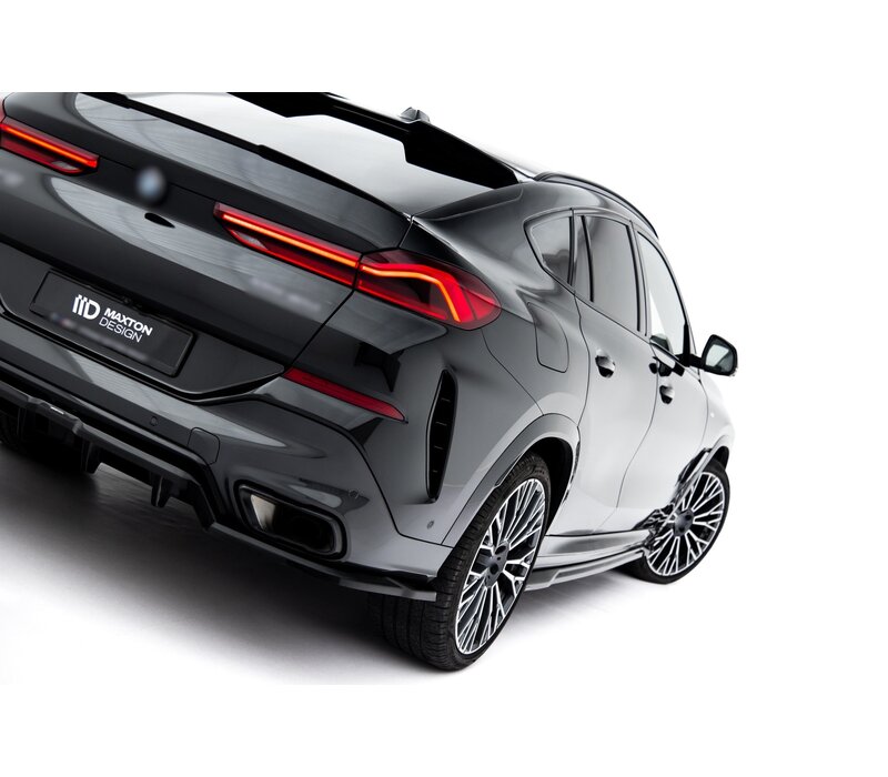 Central Rear Splitter voor BMW X6 G06 Facelift M-Pack