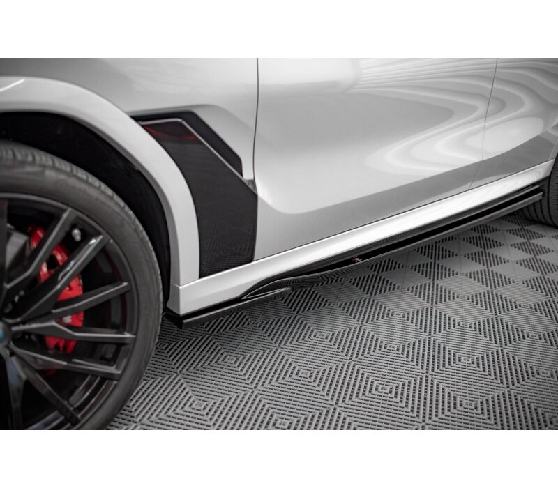 Side Skirts Diffuser V.1 for BMW X6 F96/G06 M-Pack/M