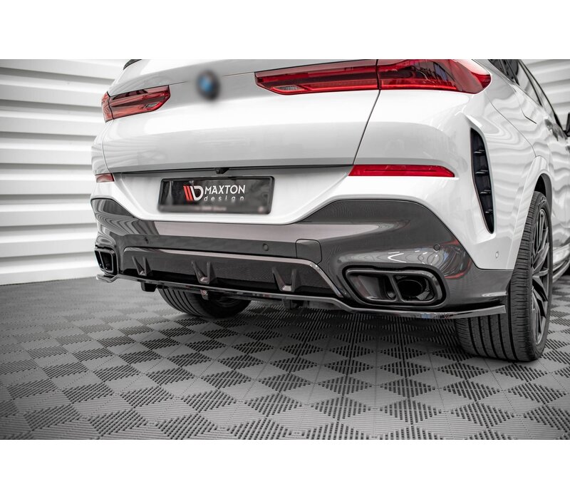 Central Rear Splitter (with vertical bars) für BMW X6 G06 M-Pack