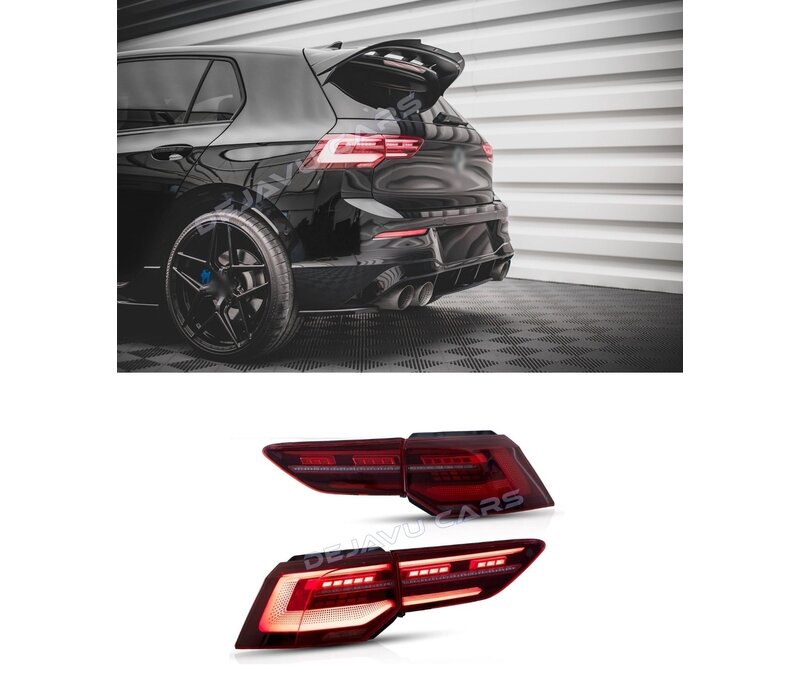 Dynamic FULL LED Tail Lights for Volkswagen Golf 8 Hatchback