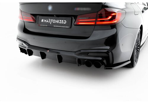 Maxton Design Aggressive Diffuser voor BMW 5 Serie Sedan/Touring/M550i G30/G31 M-Pack