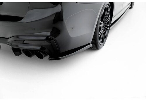 Maxton Design Rear Side Splitters voor BMW 5 serie G30 M550i Sedan