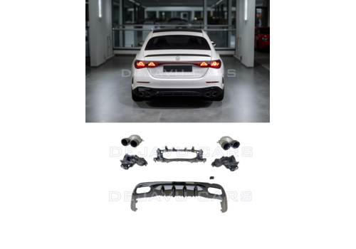 OEM Line ® E53 AMG Look Diffuser Night Package for Mercedes Benz E-Class W214 S214 AMG line