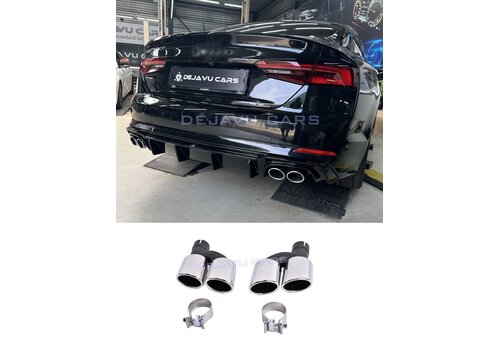 OEM Line ® S3 S4 S5 S6 S7 Look Uitlaat Sierstuk set voor Audi A3 A4 A5 A6 A7