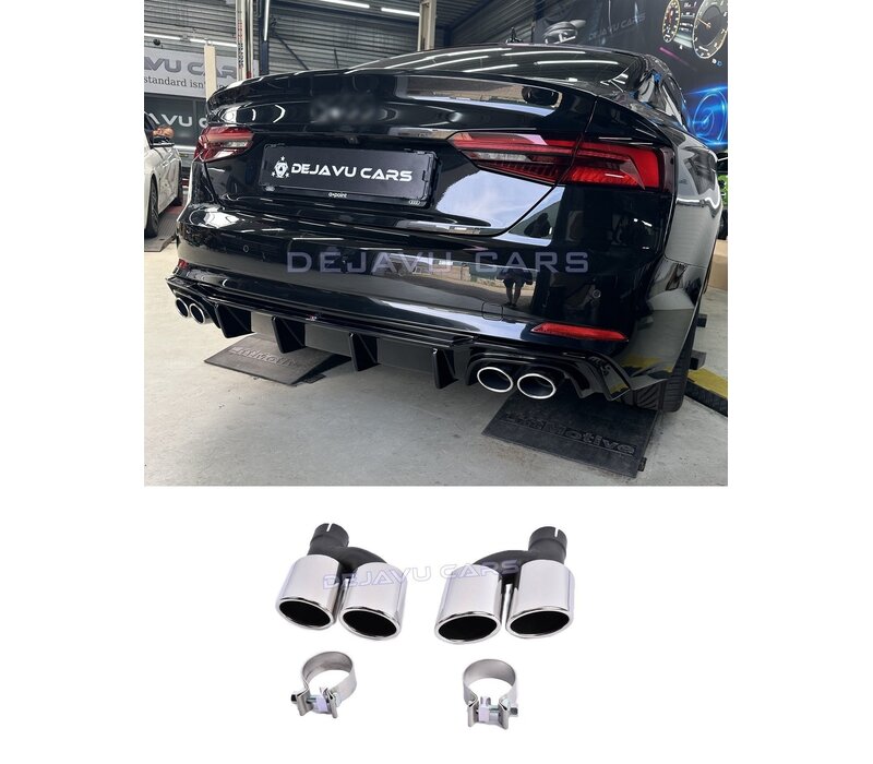 S3 S4 S5 S6 S7 Look Uitlaat Sierstuk set voor Audi A3 A4 A5 A6 A7