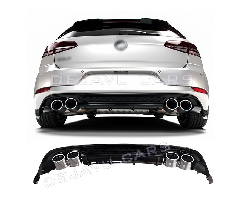 R Look Diffuser for Volkswagen Golf 7.5 Facelift