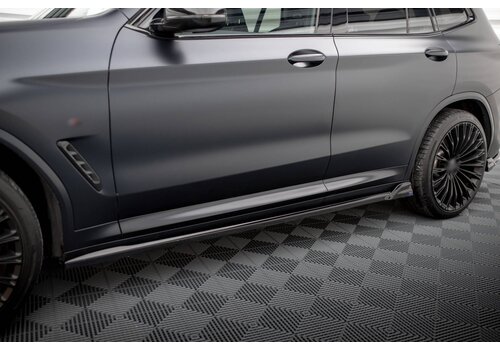 Maxton Design Side Skirts Diffuser voor BMW X3 G01 Facelift M-Pack