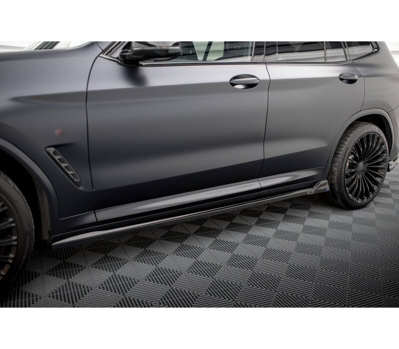 Side Skirts Diffuser voor BMW X3 G01 Facelift M-Pack