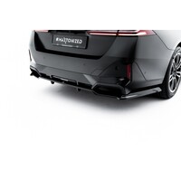 Central Rear Splitter (with vertical bars) for BMW 5 serie Sedan/Touring G60/G61 / i5 M-Pack