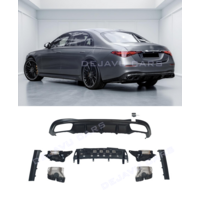 S63 AMG Look Diffuser voor Mercedes Benz S Klasse W223 AMG