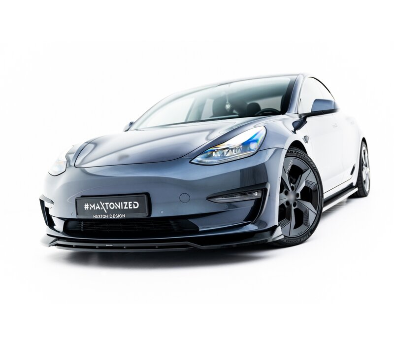 Front Splitter V.3 voor Tesla Model 3