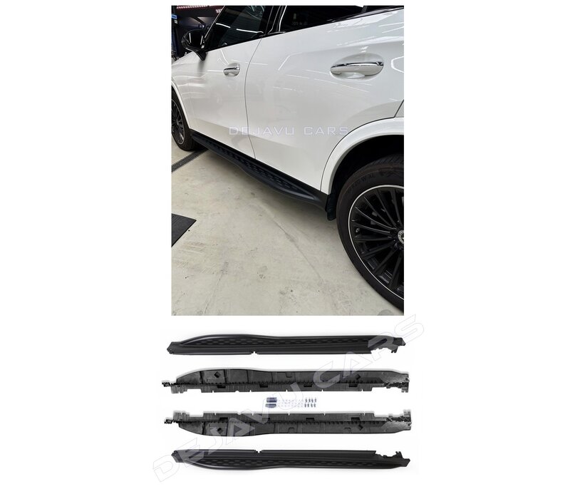 Trittbretter Satz Black Edition für Mercedes Benz GLC Klasse X254 SUV & C254 Coupe