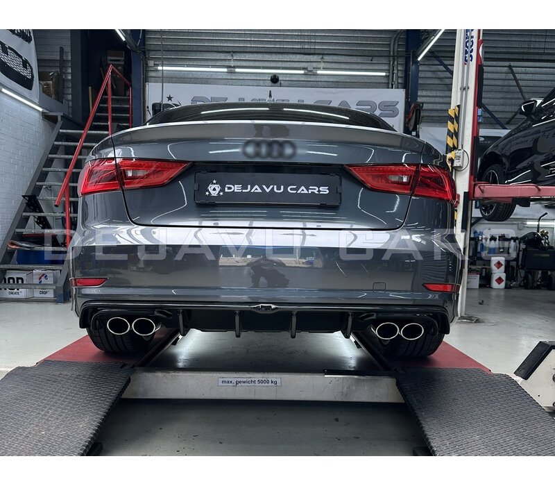 S3 Look Uitlaat systeem voor Audi A3 8V Sedan / Limousine