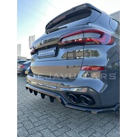 ''Custom'' Sport Dubbele Uitlaat Tips voor BMW X5 G05 M Tech