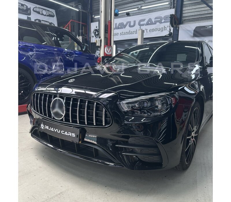GT-R Panamericana AMG Look Front Grill  for Mercedes Benz E-Class W213 / S213 / C238 / A238 Facelift