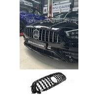GT-R Panamericana AMG Look Front Grill  for Mercedes Benz E-Class W213 / S213 / C238 / A238 Facelift