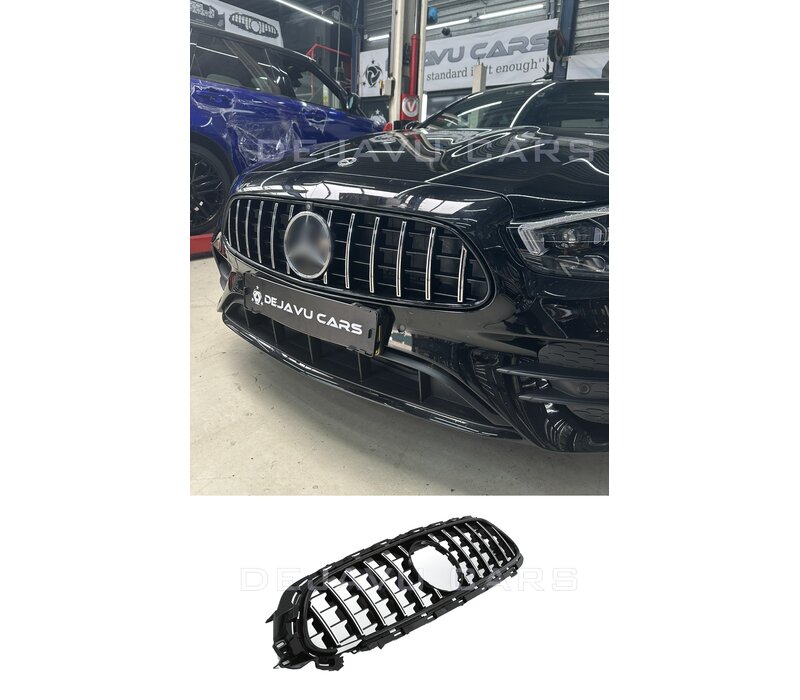 GT-R Panamericana AMG Look Front Grill  for Mercedes Benz E-Class W213 / S213 / C238 / A238 Facelift