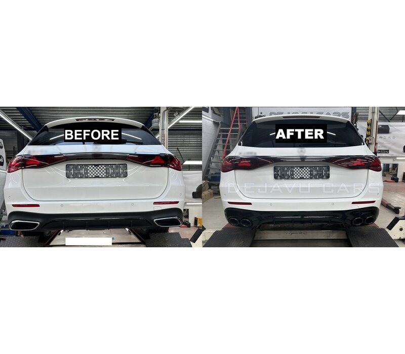 E53 AMG Look Diffuser voor Mercedes Benz E Klasse W214 S214