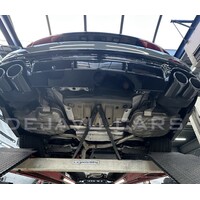 S6 Look Diffusor + Auspuffblenden für Audi A6 C8 S line