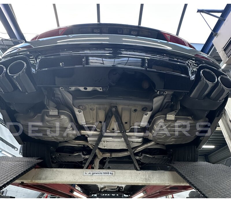 S6 Look Diffusor + Auspuffblenden für Audi A6 C8 S line