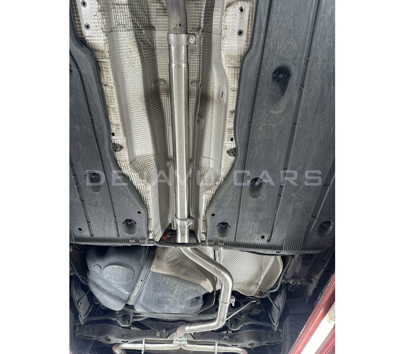 Double centre silencer delete (Resonator - Delete) for Audi A3 8V 1.4 TFSI