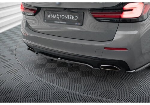 Maxton Design Rear Splitter voor BMW 5 serie Sedan/Touring G30/G31 Facelift Standaard