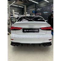 Tailgate spoiler lip for Audi A3 8V, S3, RS3, S line