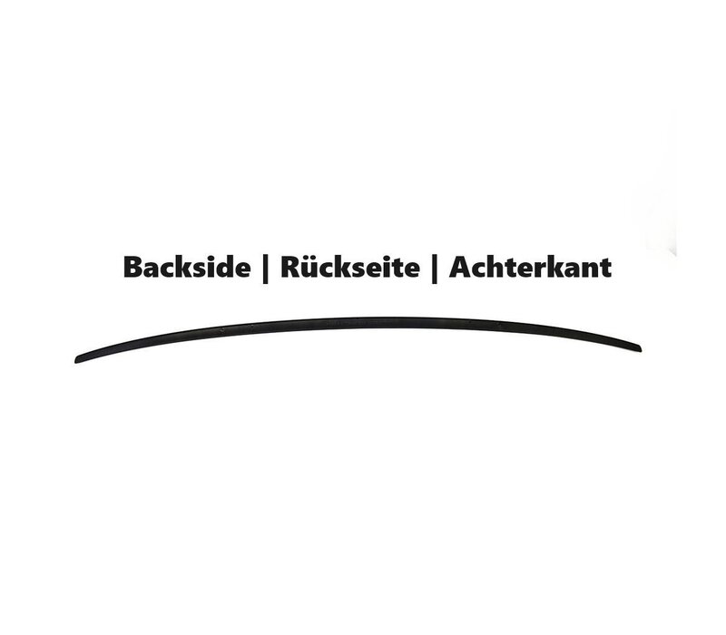 Tailgate spoiler lip for Audi A3 8V, S3, RS3, S line