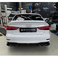 Heckspoiler lippe für Audi A3 8V, S3, RS3, S line