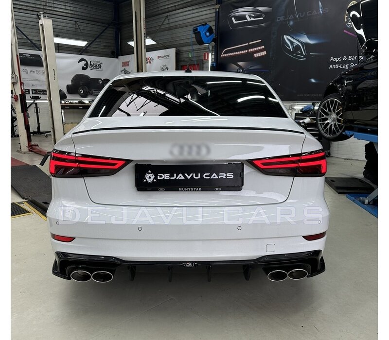 Tailgate spoiler lip for Audi A3 8V, S3, RS3, S line