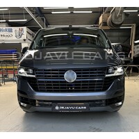 Gloss black front grill package Volkswagen T6.1 Transporter / Multivan