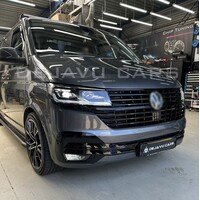 Glans zwart Front grill pakket voor Volkswagen T6.1 Transporter / Multivan