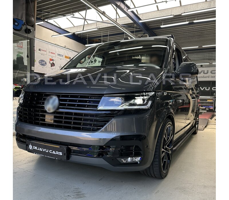 Gloss black front grill package Volkswagen T6.1 Transporter / Multivan