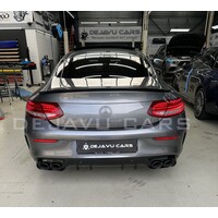 C43 AMG Look Diffuser for Mercedes Benz C Class C205 A205