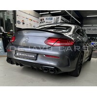 C43 AMG Look Diffuser voor Mercedes Benz C Klasse C205 A205