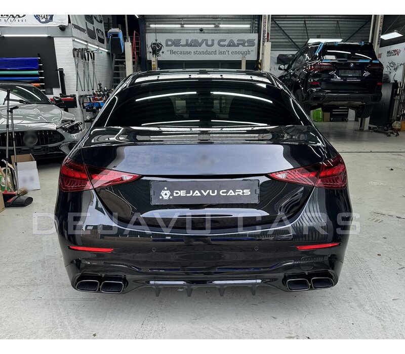 C63 AMG Look Diffuser voor Mercedes Benz C Klasse W206 S206