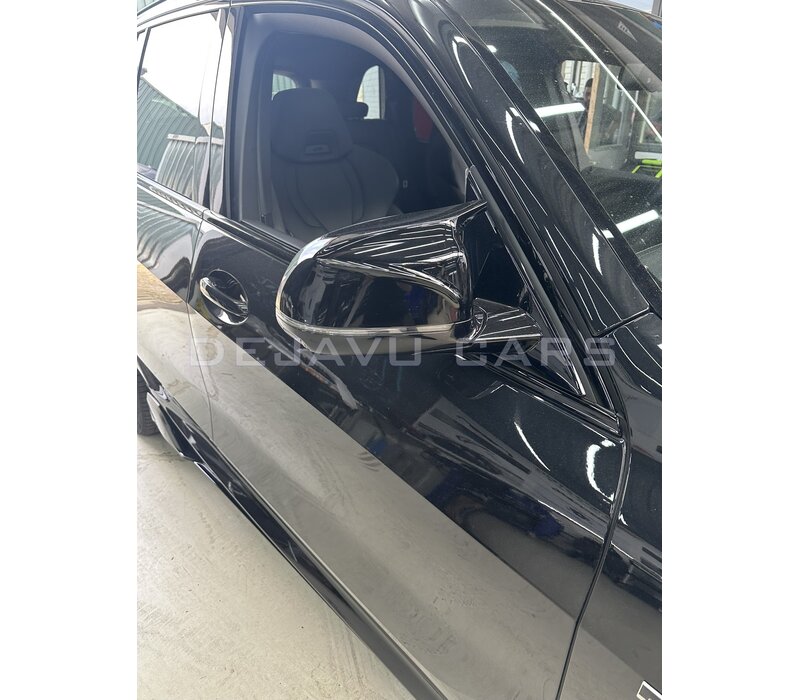 Glänzend schwarz spiegelkappen für BMW X3 (G01) X4 (G02) X5 (G05) X6 (G06) X7 (G07)
