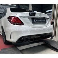 C43 AMG Look Diffuser voor Mercedes Benz C Klasse W205 S205