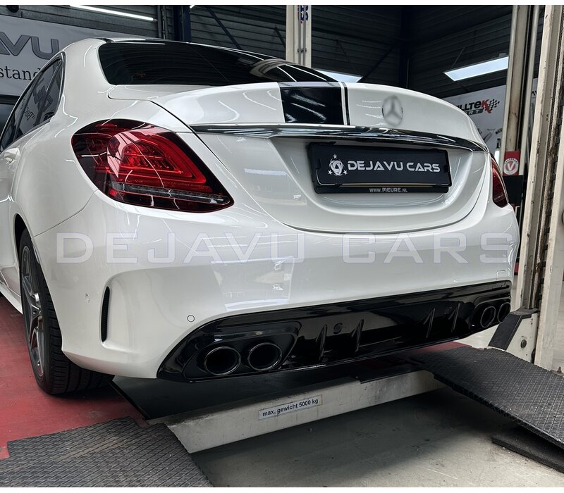 C43 AMG Look Diffuser voor Mercedes Benz C Klasse W205 S205