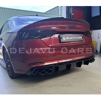 S3 S4 S5 S6 S7 Look Exhaust Tail pipes set for Audi A3 A4 A5 A6 A7