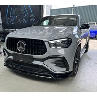 Front splitter for Mercedes Benz GLE Coupe C167 / GLE SUV V167 AMG Line Facelift / GLE 53 AMG