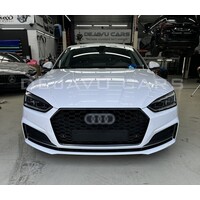 RS5 Look Front Grill Black Edition for Audi A5 B9 / S line / S5