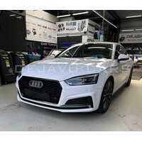 RS5 Look Kühlergrill Black Edition für Audi A5 B9 / S line / S5