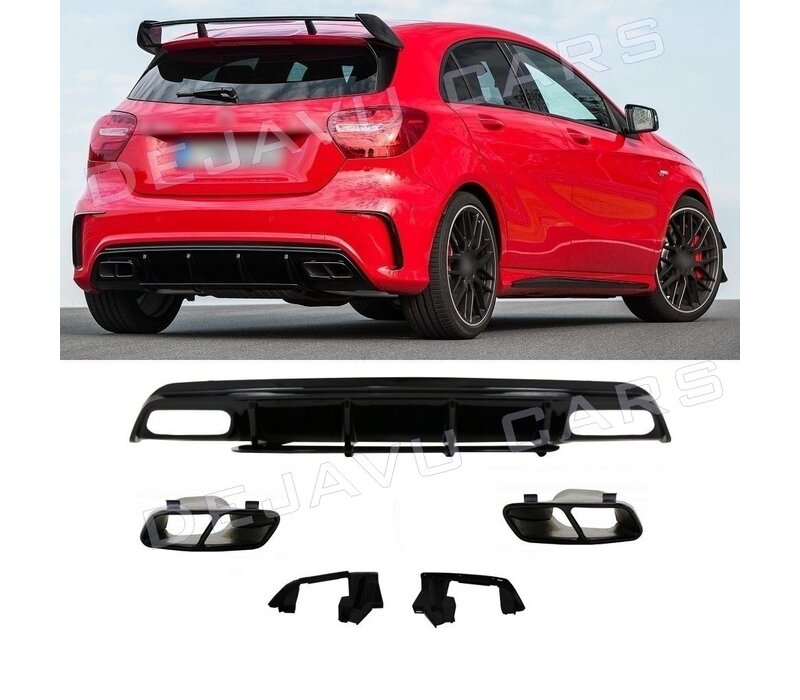 A45 AMG Look Diffuser for Mercedes Benz A Klasse W176