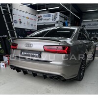 Aggressive Diffuser voor Audi A6 C7.5 Facelift S line / S6 C7.5 Facelift