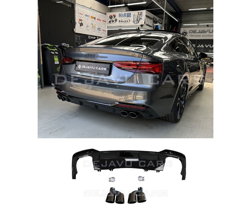 S5 Look Diffusor für Audi A5 B9.5 F5 S line Facelift